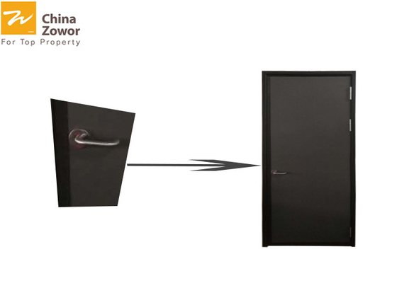 Air And Water Tightness Fire Safety Door With Wind Loading Simple Shape For Subway Tunnel